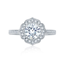 Load image into Gallery viewer, A.JAFFE Seasons of Love Round Diamond Diamond Engagement Ring (0.22 ctw)