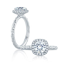 Load image into Gallery viewer, A.JAFFE Metropolitain Round Diamond Diamond Engagement Ring (0.16 ctw)