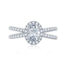 Load image into Gallery viewer, A.JAFFE Classics Oval Diamond Diamond Engagement Ring (0.55 ctw)