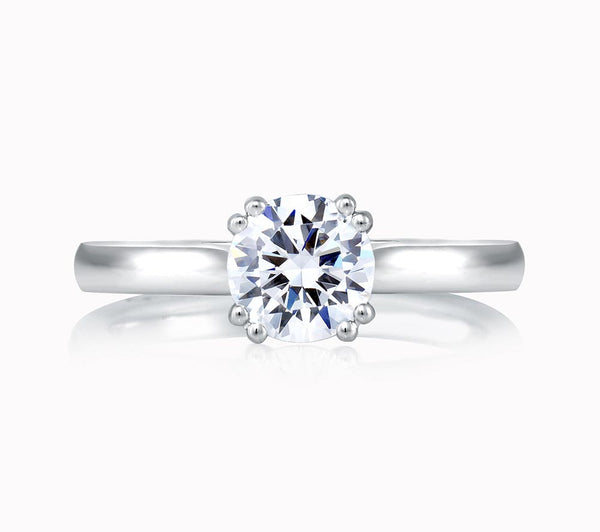 A.JAFFE Classics Round Diamond Solitaire Ring Setting