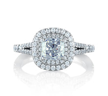 Load image into Gallery viewer, A.JAFFE Metropolitain Cushion Diamond Engagement Ring (0.56 ctw)