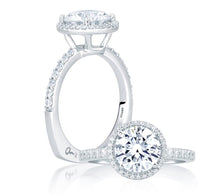 Load image into Gallery viewer, A.JAFFE Metropolitain Round Diamond Diamond Engagement Ring (0.31 ctw)