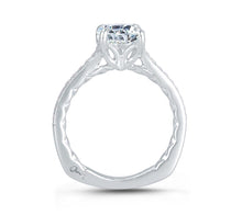 Load image into Gallery viewer, A.JAFFE Art Deco Round Diamond Diamond Engagement Ring (0.18 ctw)