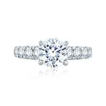 Load image into Gallery viewer, A.JAFFE Metropolitain Round Diamond Diamond Engagement Ring (1.06 ctw)