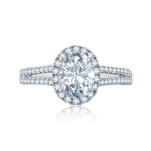 Load image into Gallery viewer, A.JAFFE Metropolitain Oval Diamond Diamond Engagement Ring (0.39 ctw)