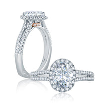 Load image into Gallery viewer, A.JAFFE Metropolitain Oval Diamond Diamond Engagement Ring (0.39 ctw)