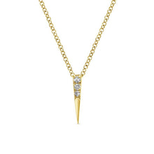 Load image into Gallery viewer, Gabriel &amp; Co. Kaslique Yellow Gold Necklace (0.05 CTW)