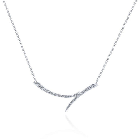 Gabriel & Co. Kaslique White Gold Necklace (0.24 CTW)