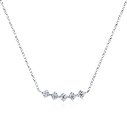 Gabriel & Co. Kaslique White Gold Necklace (0.44 CTW)