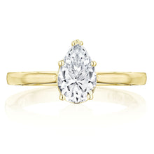 Load image into Gallery viewer, Tacori 14k Yellow Gold Coastal Crescent Collection Classic Engagement Ring 0.06CTW