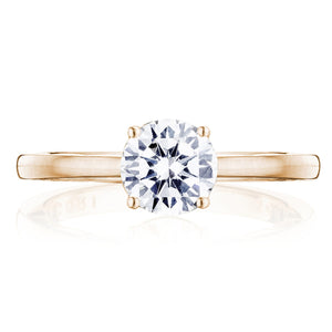 Tacori 14k Rose Gold Coastal Crescent Collection Classic Engagement Ring