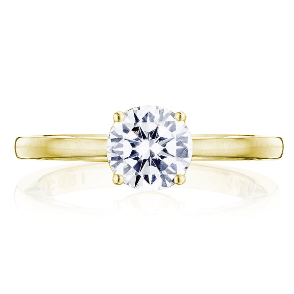 Tacori 14k Yellow Gold Coastal Crescent Collection Engagement Ring Setting