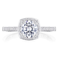 Load image into Gallery viewer, Tacori 14k White Gold Coastal Crescent Collection Classic Engagement Ring 0.25CTW