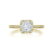 Load image into Gallery viewer, Tacori 14k Yellow Gold Coastal Crescent Collection Classic Engagement Ring 0.23CTW