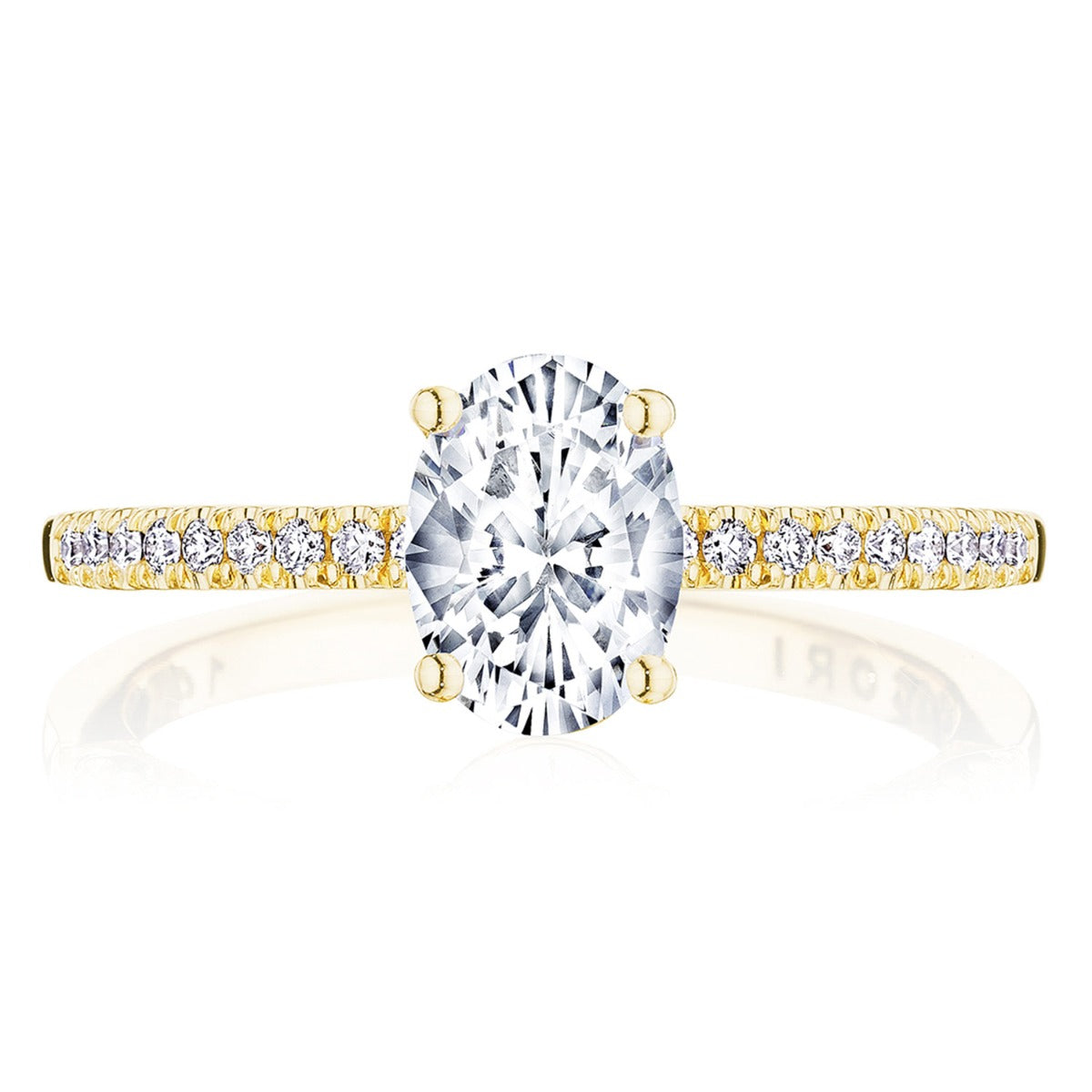 Tacori 14k Yellow Gold Coastal Crescent Collection Classic Engagement