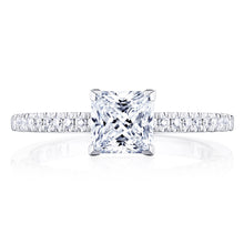 Load image into Gallery viewer, Tacori 14k White Gold Coastal Crescent Collection Classic Engagement Ring 0.16CTW