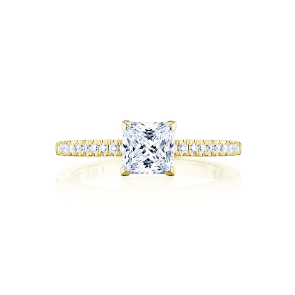 Tacori 14k Yellow Gold Coastal Crescent Collection Classic Engagement Ring Setting 0.16CTW