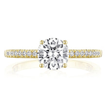 Load image into Gallery viewer, Tacori 14k Yellow Gold  Coastal Crescent Collection Classic Engagement Ring 0.16CTW