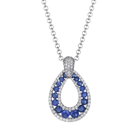 Fana Steal The Spotlight Sapphire and Diamond Pendant