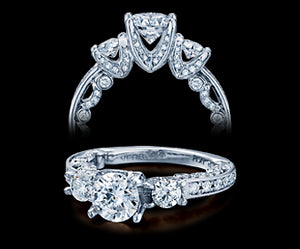 Verragio Paradiso Round Diamond Engagement Ring (1 CTW)