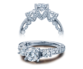 Verragio Paradiso Round Diamond Engagement Ring Setting  (1 CTW)