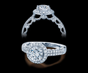 Verragio Paradiso Round Diamond Engagement Ring (0.55 CTW)