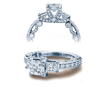 Verragio Paradiso Princess Diamond Engagement Ring Setting (1.25 CTW)