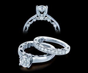 Verragio Paradiso Round Diamond Engagement Ring (0.20 CTW)