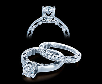 Verragio Paradiso Round Diamond Engagement Ring Setting  (0.20 CTW)