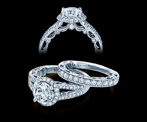 Verragio Paradiso Round Diamond Engagement Ring (0.45 CTW)