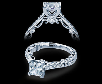 Verragio Paradiso Princess Diamond Engagement Ring Setting (0.25 CTW)