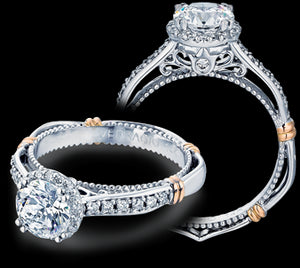 Verragio Parisian Round Diamond Engagement Ring (0.25 CTW)