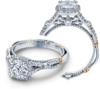 Verragio Parisian Round Diamond Engagement Ring Setting (0.30 CTW)