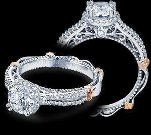 Verragio Parisian Round Diamond Engagement Ring (0.30 CTW)