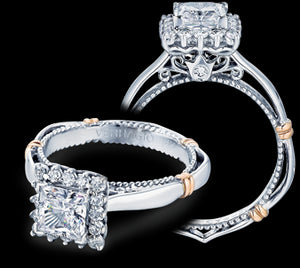 Verragio Parisian Princess Diamond Engagement Ring (0.25 CTW)