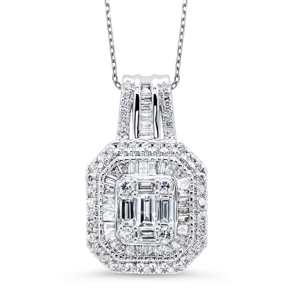 14K Diamond Pendant (1 CTW)