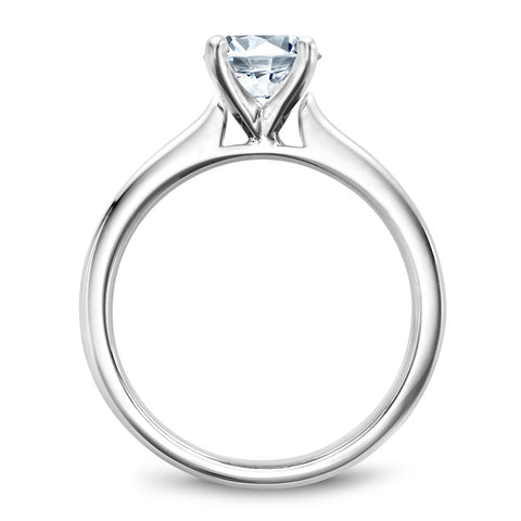 Noam Carver White Gold Solitaire Engagement Ring Setting