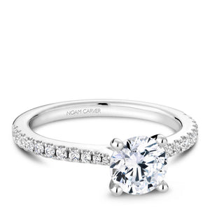 Noam Carver White Gold Diamond Engagement Ring (0.23 CTW)