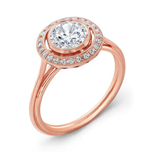 Load image into Gallery viewer, Jolie Designs Round Diamond Vintage Engagement Ring (0.10 CTW)