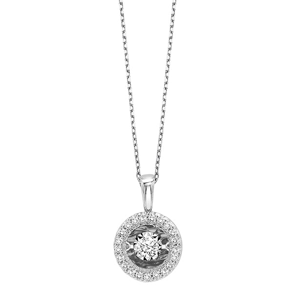 14K Diamond Rhythm of Love Pendant (0.14 CTW)