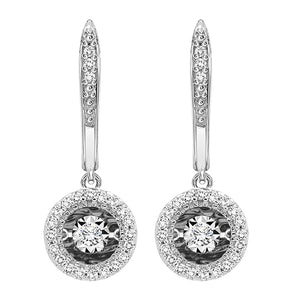 14K Diamond ROL Earrings (0.20 CTW)