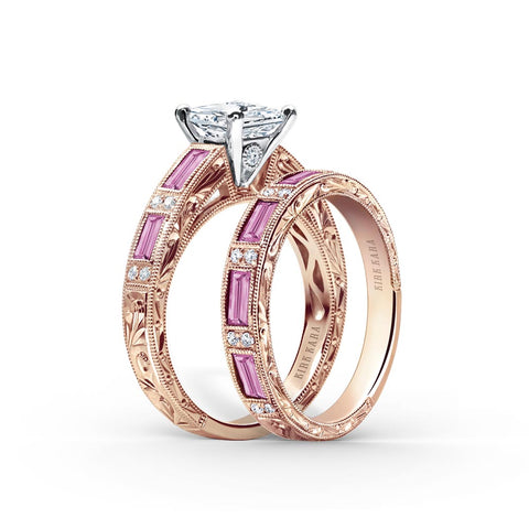 KirkKara Charlotte Princess Diamond Diamond Engagement Ring