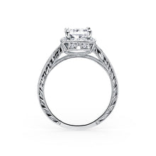 Load image into Gallery viewer, KirkKara Carmella Princess Diamond Diamond Engagement Ring