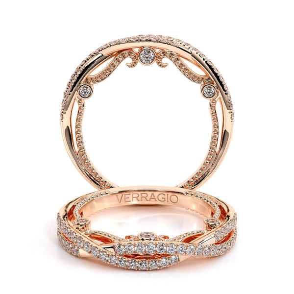 Verragio INSIGNIA 7084W TT 18k Rose Gold Women's Band