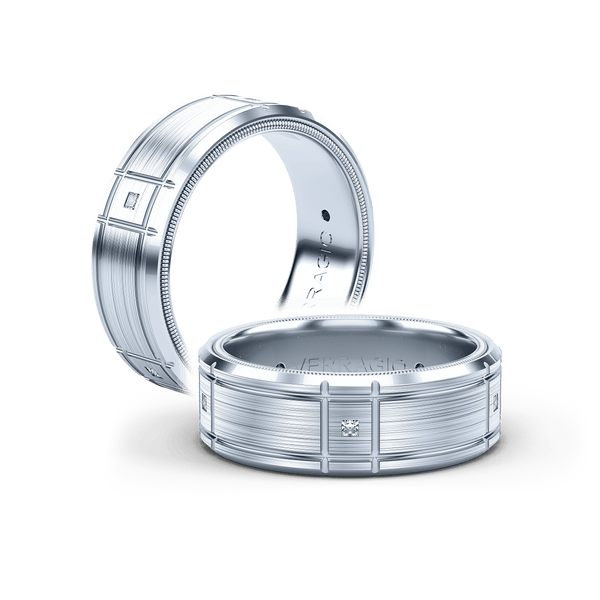 Verragio Men's Band VWD-8905-Platinum