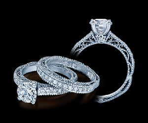 Verragio Venetian Round Diamond Engagement Ring (0.20 CTW)