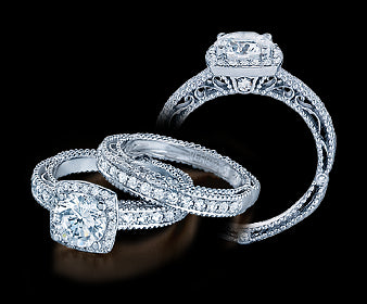 Verragio Venetian Round Diamond Engagement Ring (0.30 CTW)