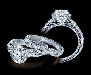 Verragio Venetian Round Diamond Engagement Ring (0.35 CTW)