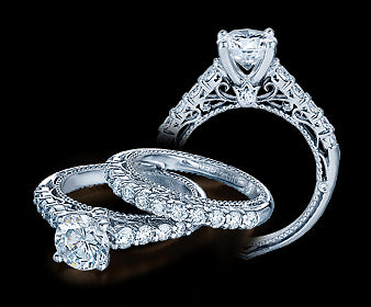 Verragio Venetian Round Diamond Engagement Ring (0.50 CTW)