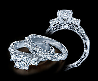 Verragio Venetian Round Diamond Engagement Ring (0.45 CTW)